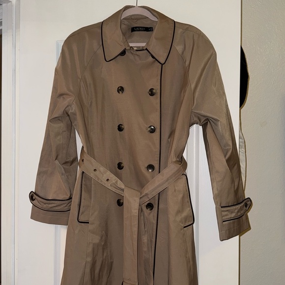 Ralph Lauren Trench Coat Tan - Picture 1 of 6